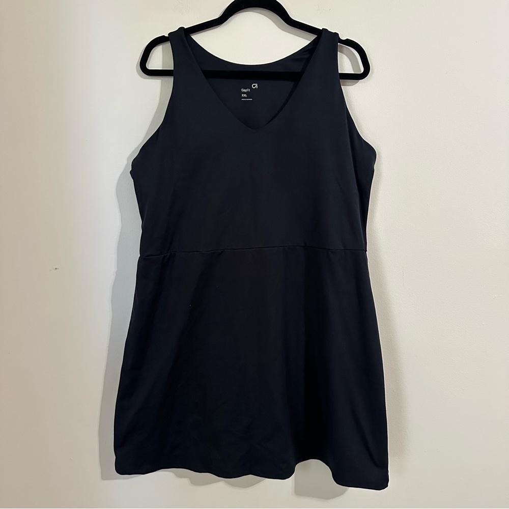 Gap Fit Active Tank Dress Black 2X